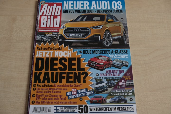 Deckblatt Auto Bild (40/2015)